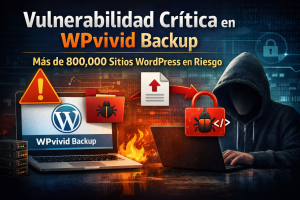 🔒 Más de 800 000 sitios WordPress estuvieron expuestos por una vulnerabilidad crítica en el plugin WPvivid Backup