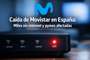 📉Movistar restablece el servicio tras una caída nacional que dejó sin internet a miles de usuarios y 100.000 empresas